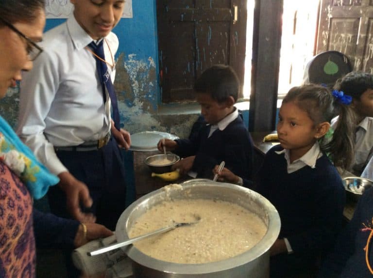 Mitra Aadharbhut Vidhalaya School - Meal